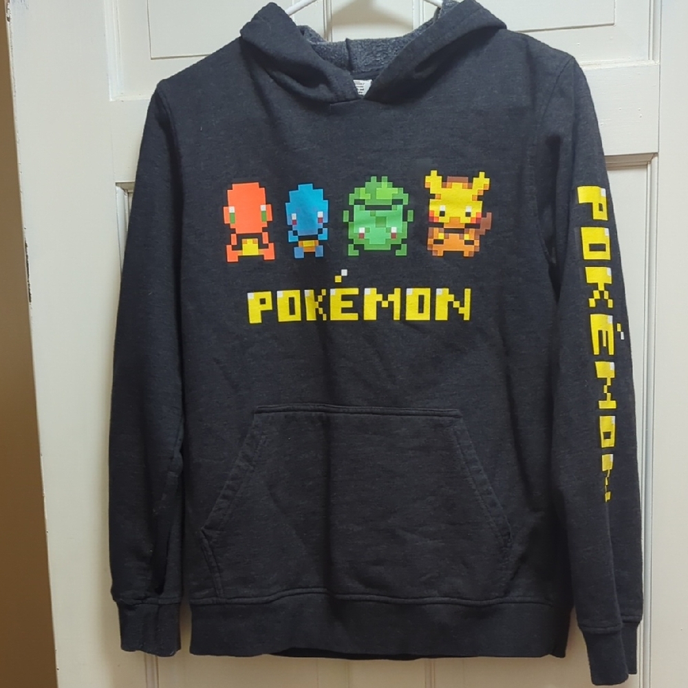 Pokemon Gray Apparel Tag